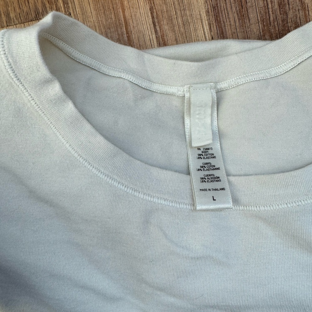 Skims cotton jersey T shirt